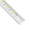 Profil aluminiowy LINE MINI biały 2-metrowy nawierzchniowy z kloszem - obrazek 3