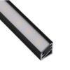 Profil aluminiowy TRILINE MINI czarny 2-metrowy narożny z kloszem - obrazek 4