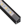 Profil aluminiowy TRILINE MINI czarny 2-metrowy narożny z kloszem - obrazek 3