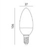 LED E14 9W neutralna 4000K PREMIUM 900lm - obrazek 2