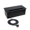 INBOX wpuszczane gniazdo meblowe z USB, RJ45 i HDMI czarne. - obrazek 2