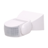 Czujnik ruchu 360/180st. 2 sensory,  regulacja, IP65, 1200W, biały