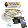 Zestaw 15m taśmy LED zimnej 6000K IP20 z zasilaczem i sterownikiem.