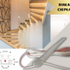 Oprawa schodowa LED 80 cm wpuszczana. Biała ciepła. 12V.