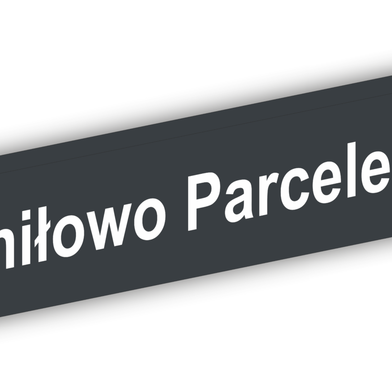 Tablica adresowa z podświetleniem LED oraz czujnikiem zmierzchu.